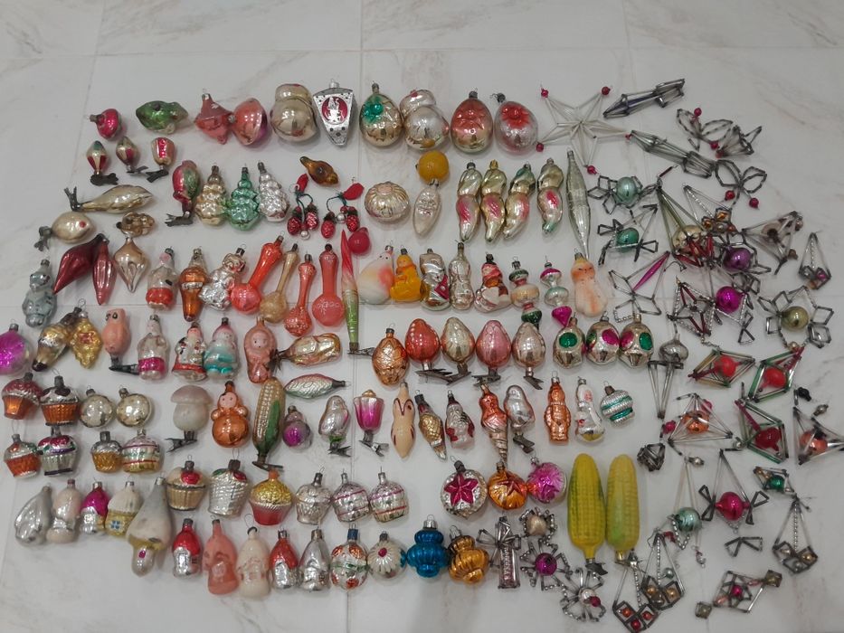 Новорічні іграшки Елочные игрушки СССР