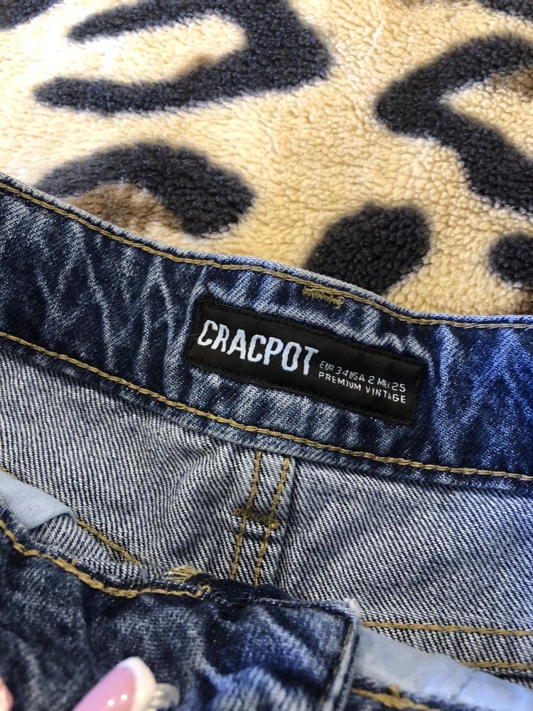 Стильна джинсова спідниця Cracpot