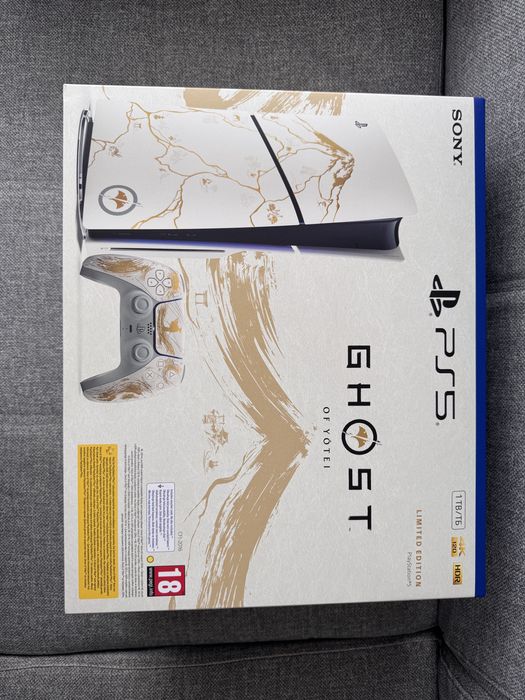 Playstation 5 slim Ghost of Yōtei Gold Edition+ 2 gry+ Dysk m.2 2TB