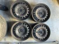 Felgi stalowe 15” 5x112 57.1 VW, Audi, Seat, Skoda Komplet Oryginalne.