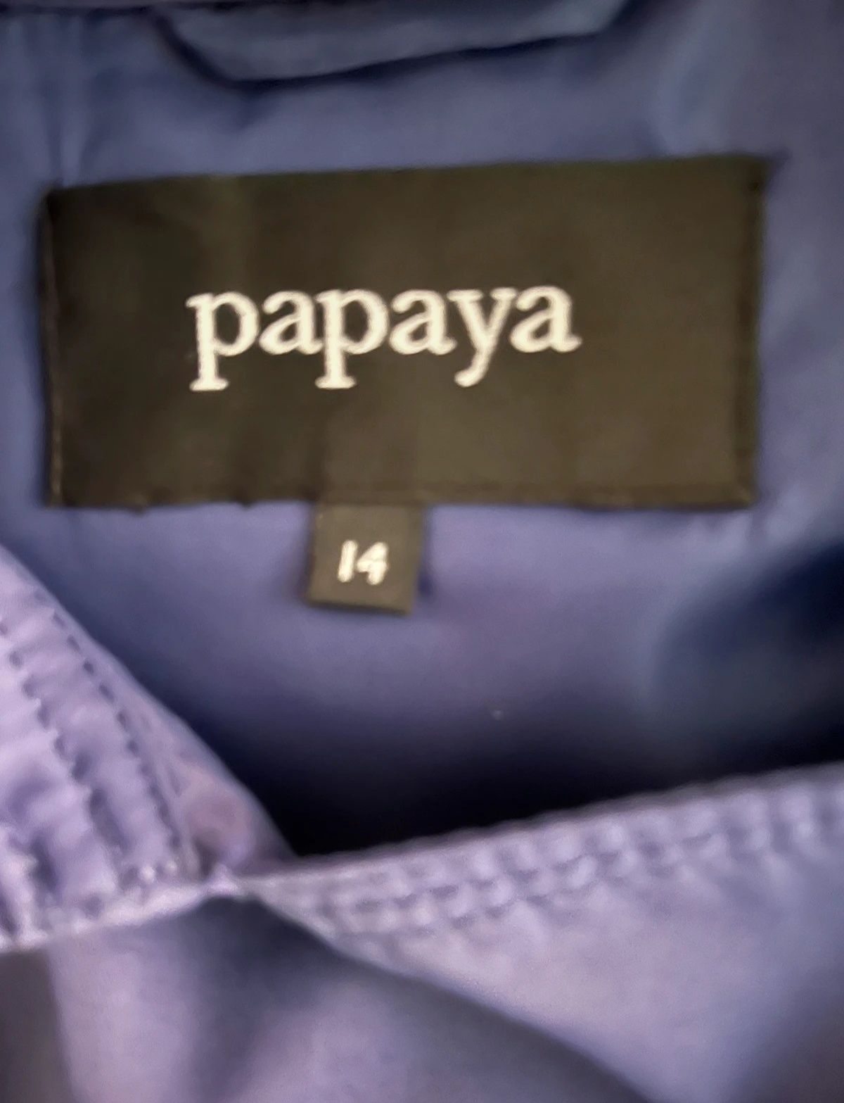 Tylko dziś! Atrakcyjna cena. Papaya Nowy Granatowy płaszcz prochowiec