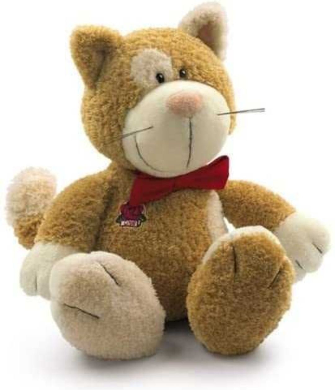 Maskotka,zabawka Walentynki duży Kot by love NICI kremowy wys. 50 cm