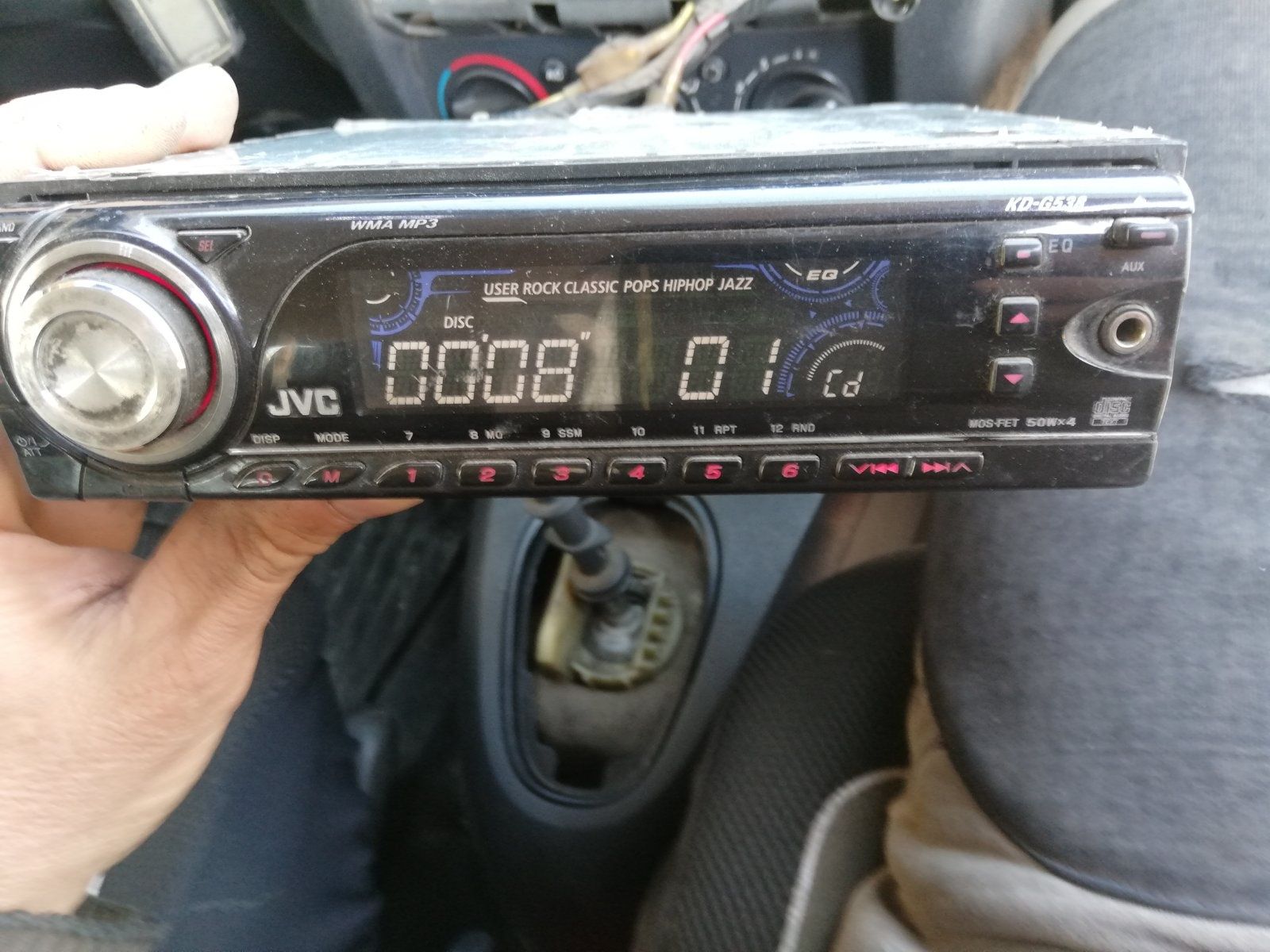 Магнитола JVC  KD-R312  AUX ,CD, MP3 , WMA