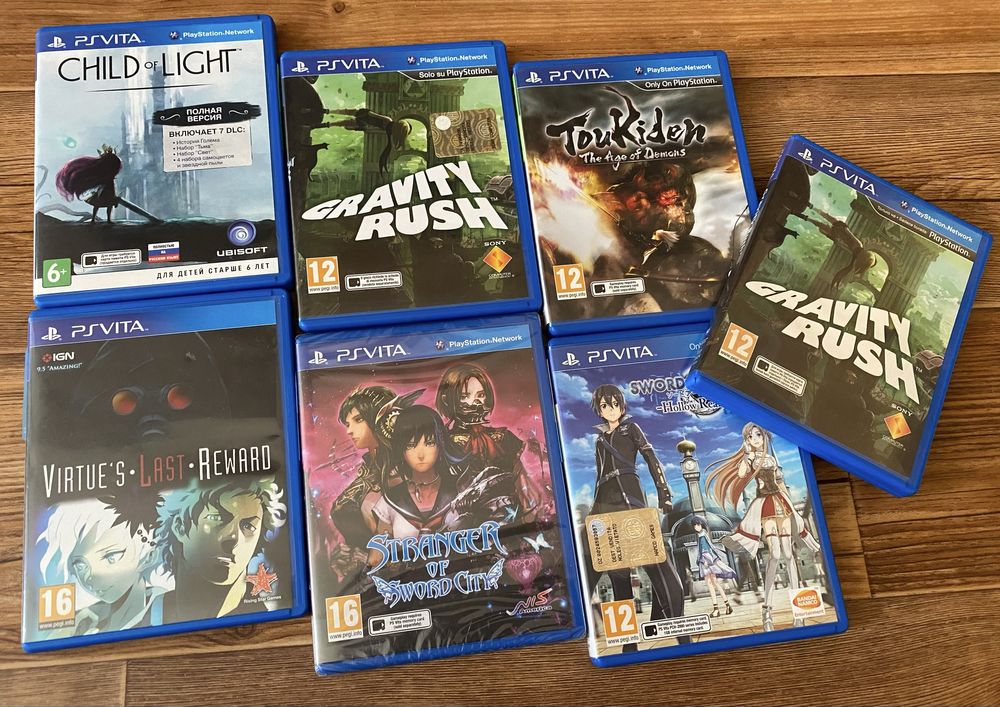 Sony PS Vita: Minecraft, Gravity Rush, Lego, Killzone, Mortal Kombat