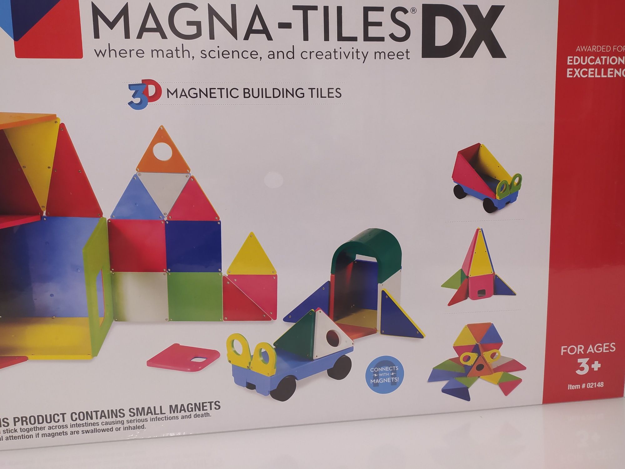 Magna Tiles Solid Colors mega zestaw klocki magnetyczne Nowy