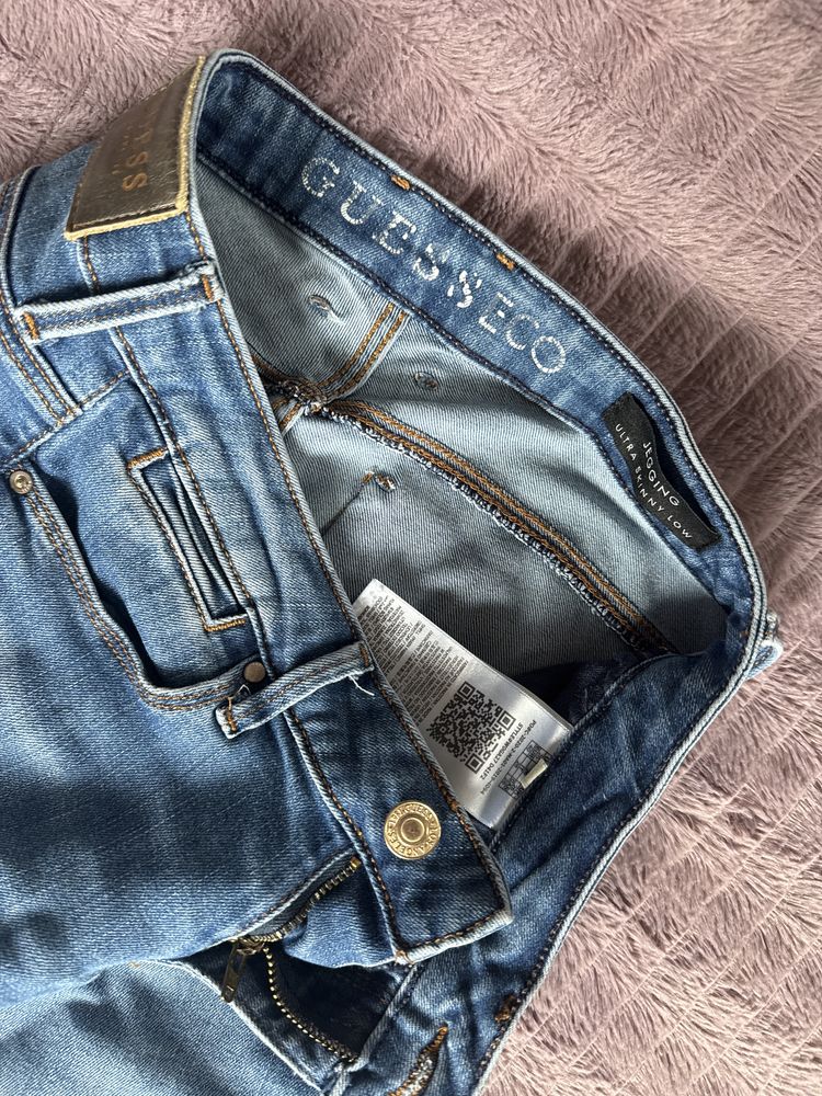 Jeansy guess skinny rurki