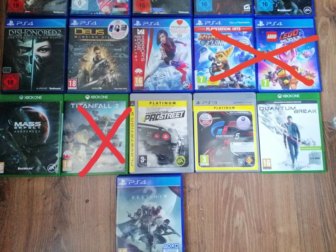 Gry na Ps4, Ps3, Xbox one 30 sztukę