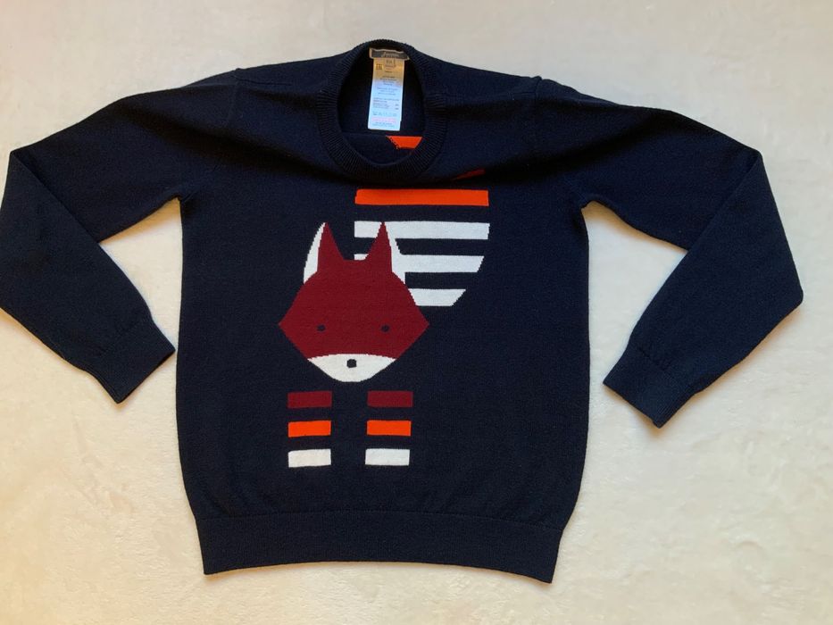 Sweterek Jacadi rozm 140 + nowe spodnie Jacadi rozm 128