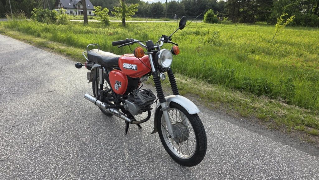 Simson s51 4-biegowy Zarejestrowany Sprawny Krajowy Dostawa ifa s51