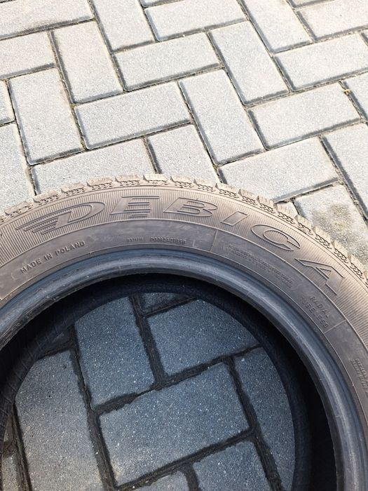 Cztery zimowe opony marki Dębica 185/65 R14