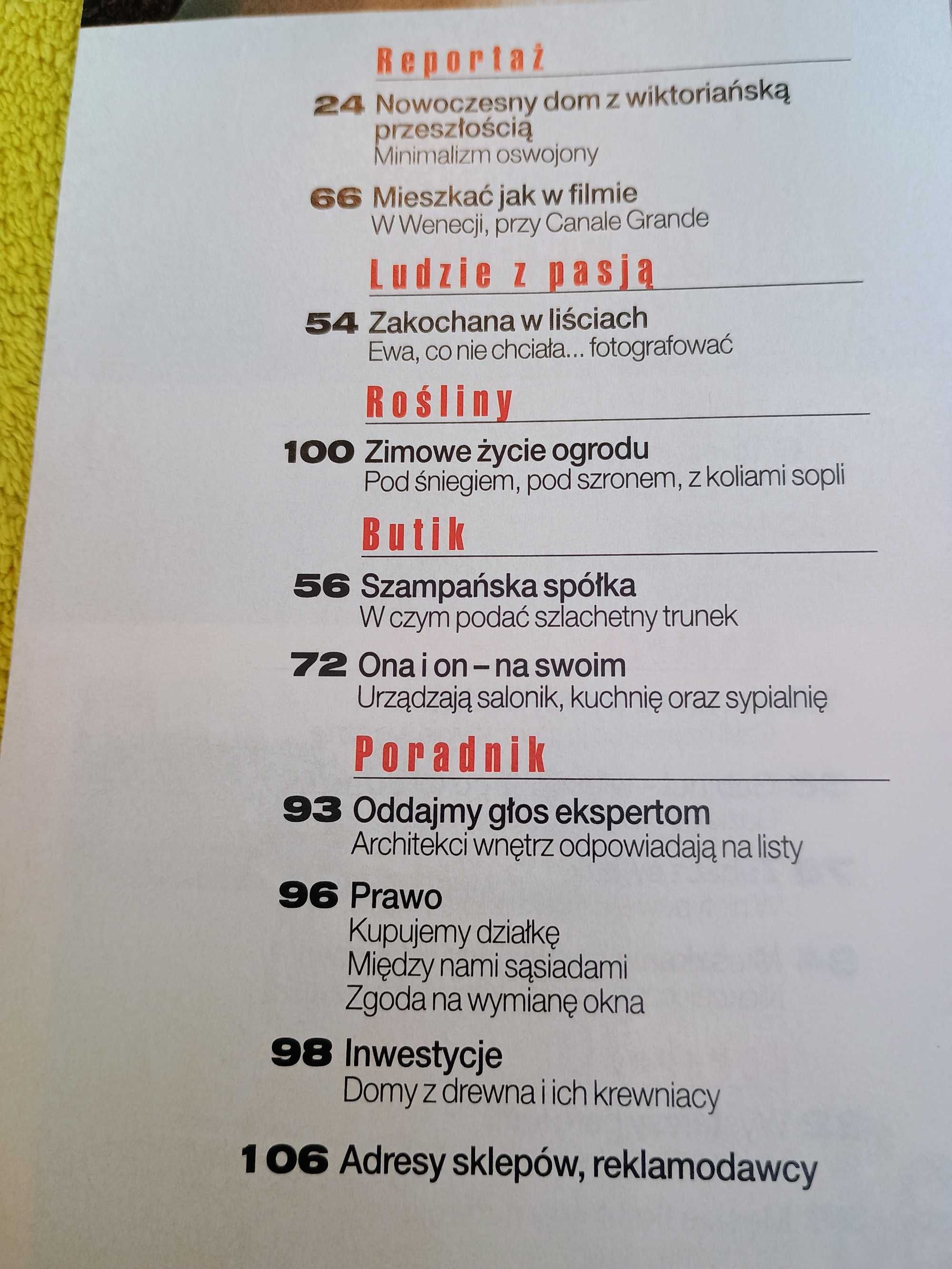 Czasopismo "Ładnie Mieszkać" styczeń 2001