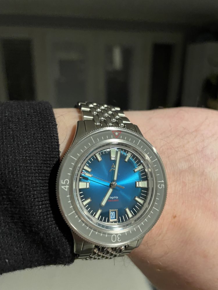 Zegarek męski Axios Flagship Teal diver nurek limitka 200 sztuk