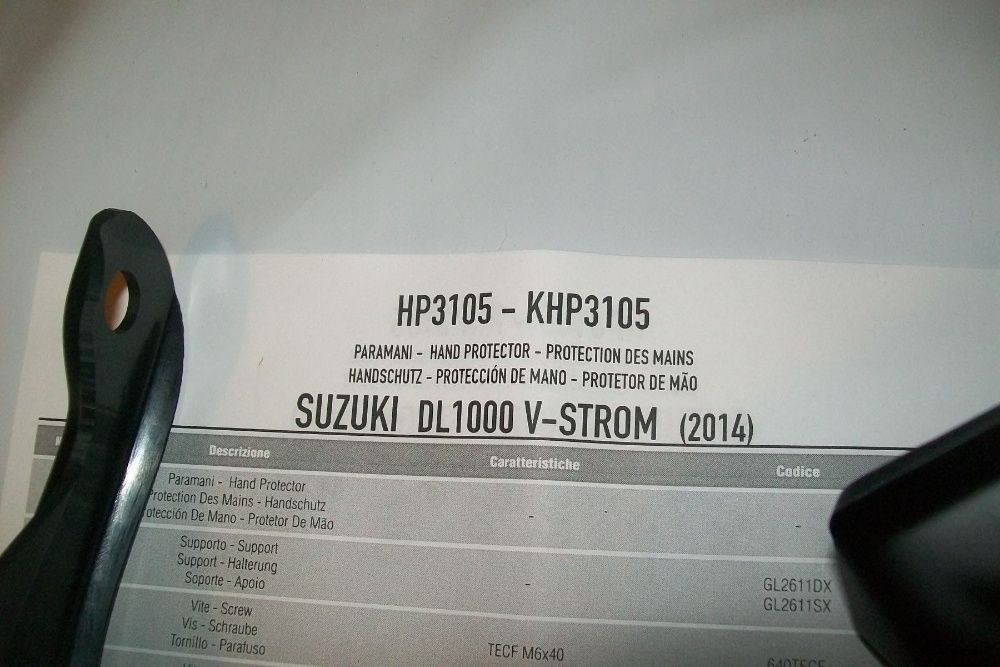 HP3105 DL650 V-Strom (04>16) DL1000 (14>19) HANDBARY SUZUKI