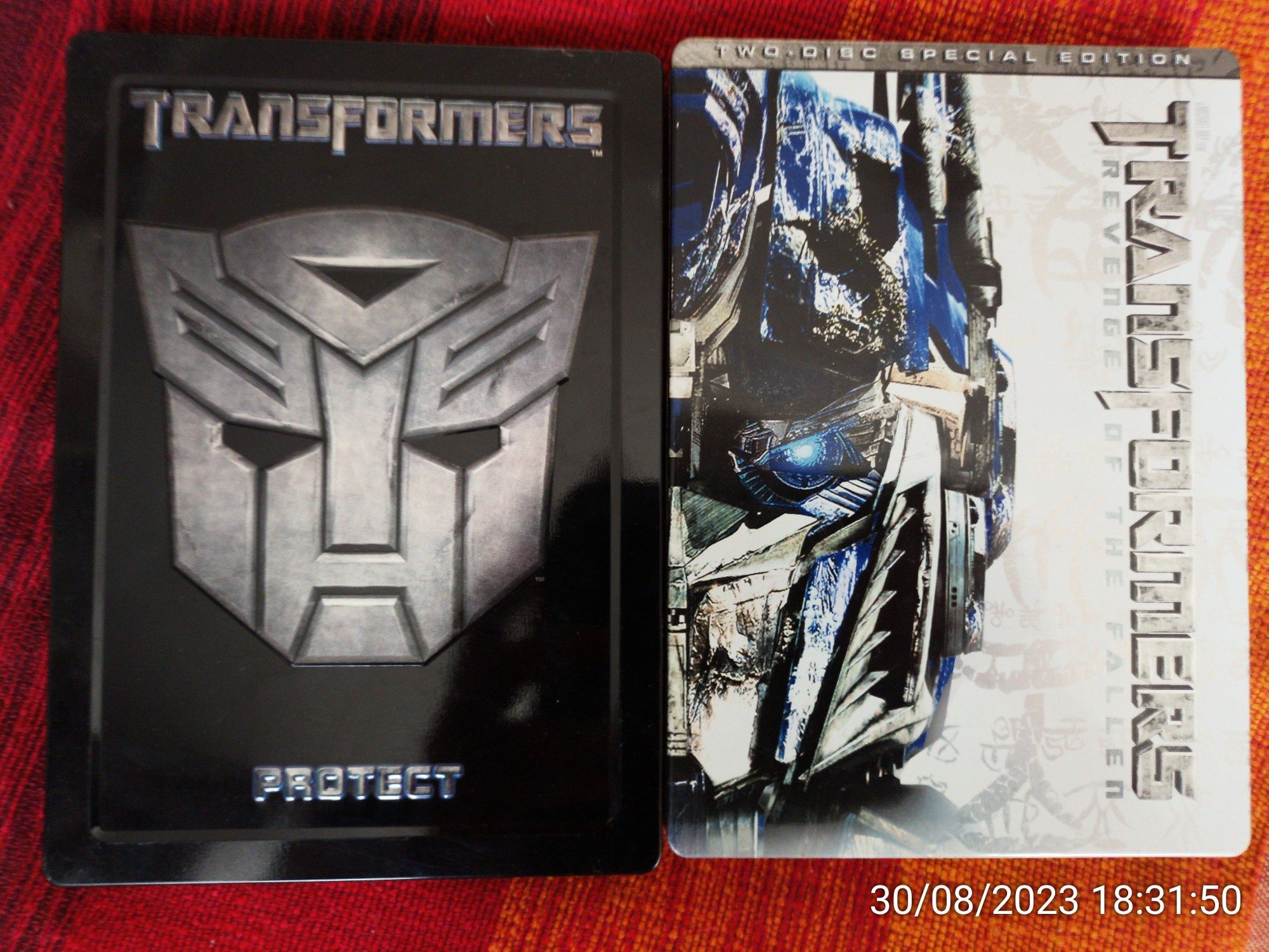 2 Wydania Kolekcjonerskie DVD z filmami Transformers