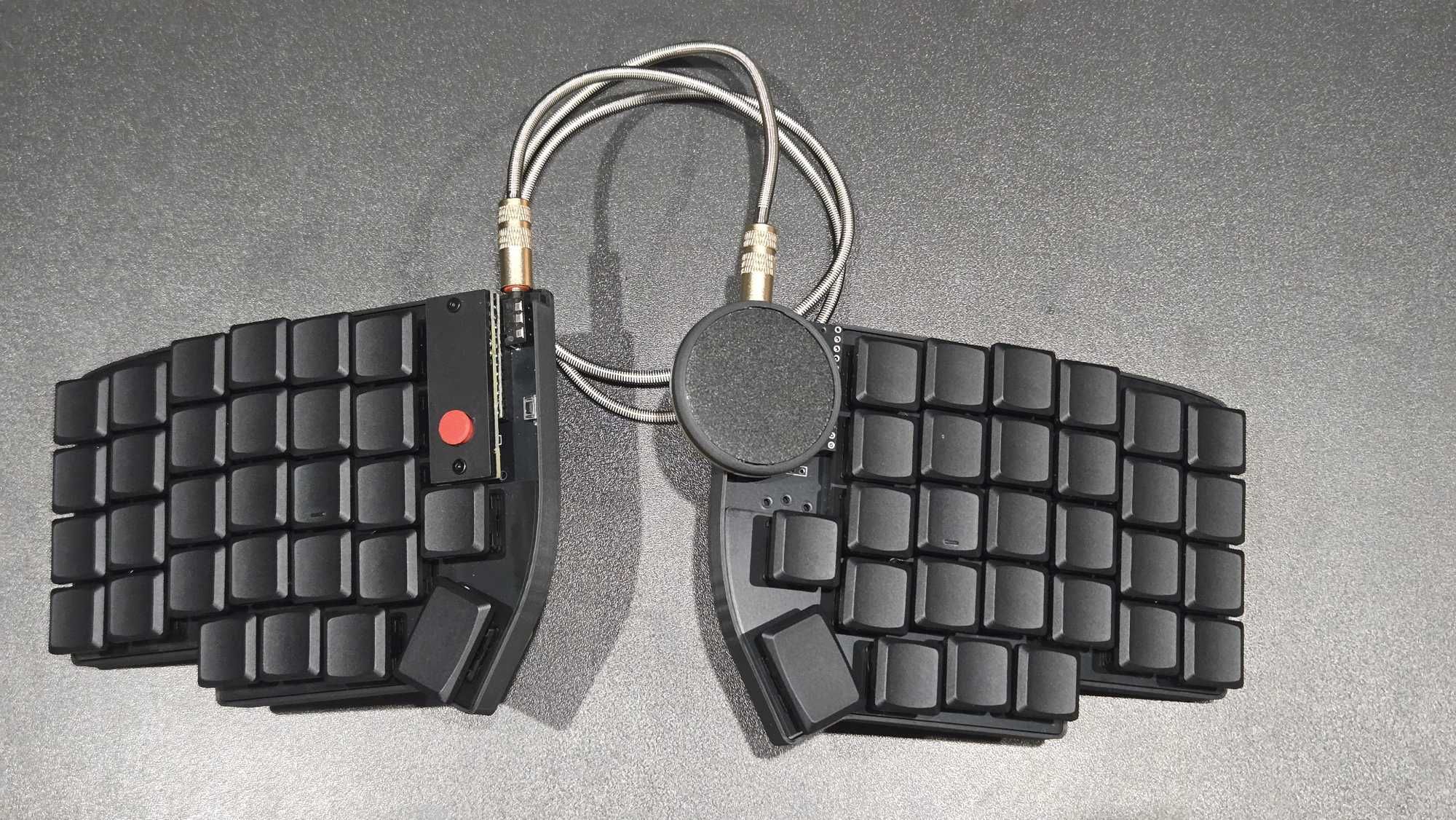 Cпліт-клавіатура Lily58 4x6+4 | Hotswap Kailh MX | Gateron Oil King