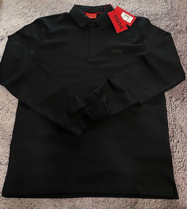 Лонгслів Hugo Boss. Поло з довгим рукавом Hugo Boss
