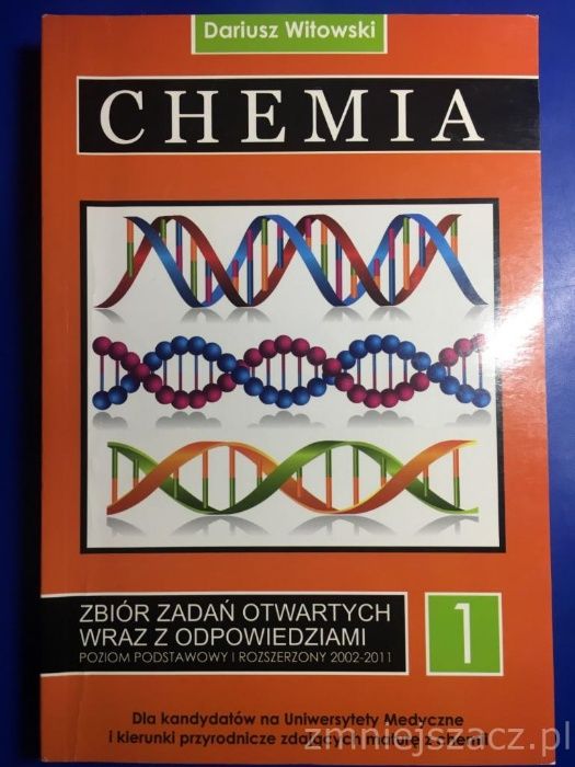 Chemia 1 Dariusz Witowski 2011 zbiór zadań z odpowiedziami! Super cena