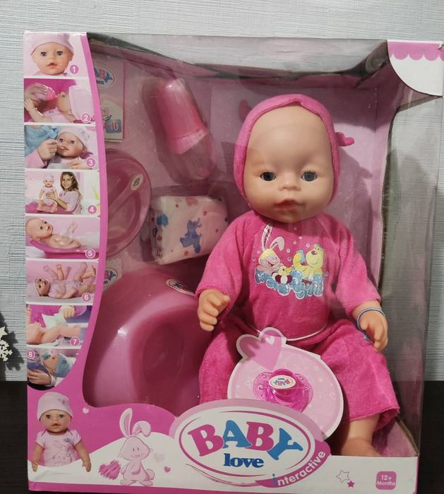 Пкпс Бебі Борн 42 см Бейбі Берн Baby born лялька кукла пупсик