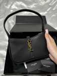 torebka Saint Laurent Le 5 À 7 mini czarna skóra
