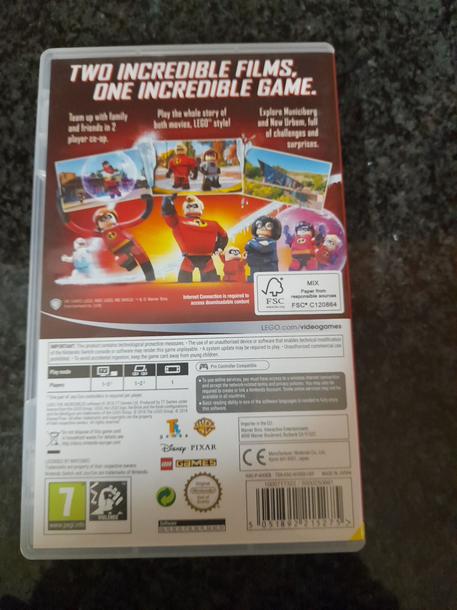 Jogo The Incredibles para Nintendo