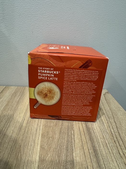 Kawa w kapsulkach/apsułki dolce gusto starbucks Pumpkim Spice latte