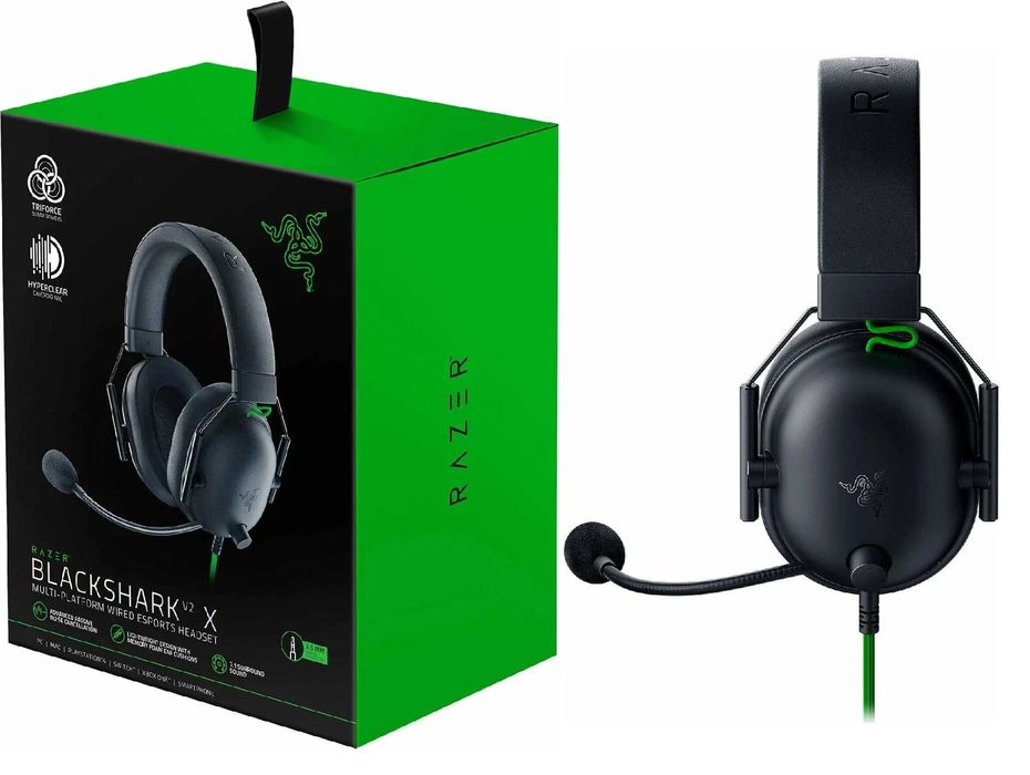 Наушники Игровые Razer Blackshark V2 X Ігрові Навушники FIFIINE H9