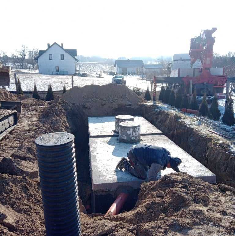 Szambo betonowe Zbiornik Gnojowica Deszczówka Piwnica Schron Kutno