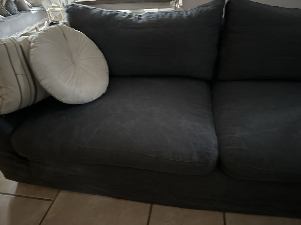 Sofa 3 osobowa wypelnienie pierzem Lux