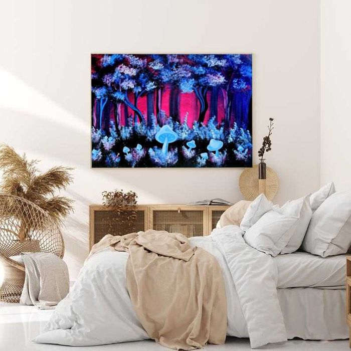Sonhos de Floresta Néon 60x80 cm