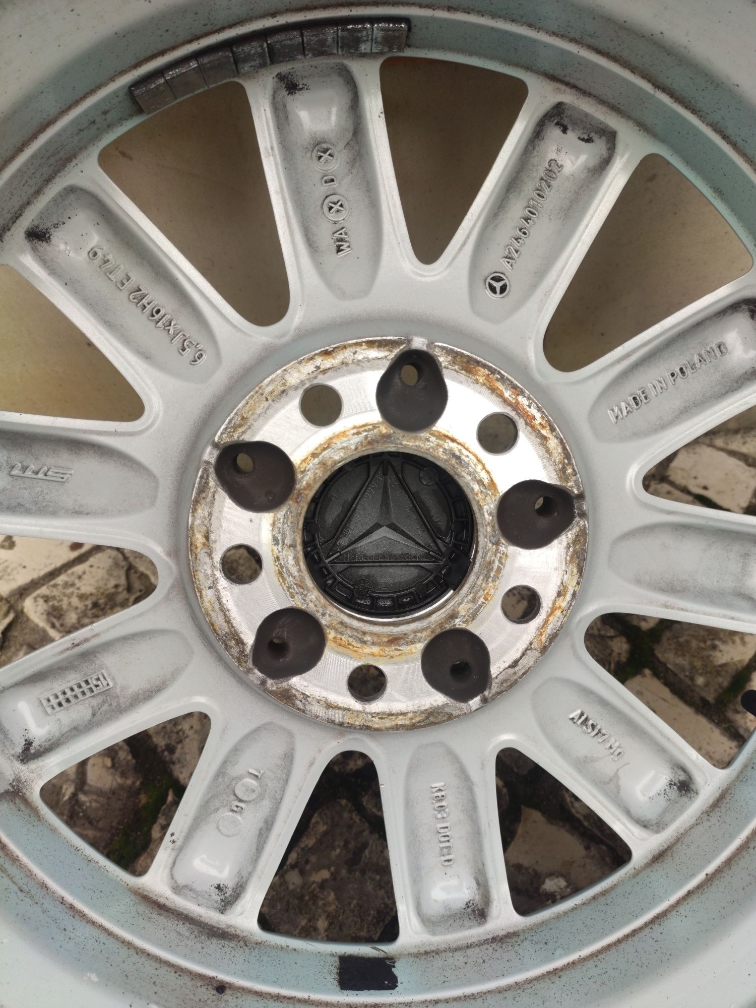 4 Jantes com pneus Mercedes Original