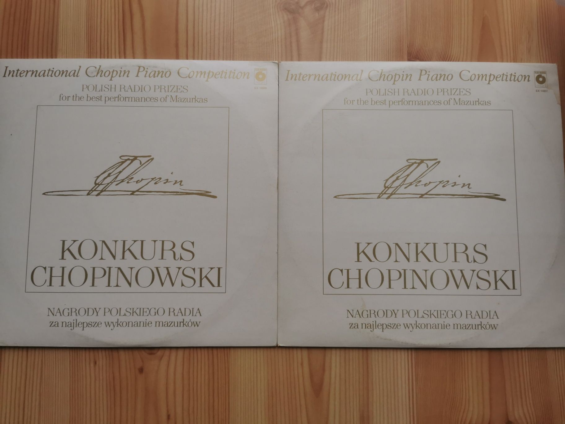 Fryderyk Chopin LP, Konkurs Chopinowski Polskie nagrania