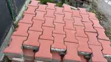 Kostka brukowa Behaton Tetka 8cm czerwona ok. 18m2 /636szt