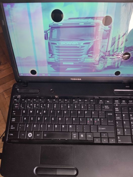Ноутбук Toshiba c650 d на  запчястини 650г