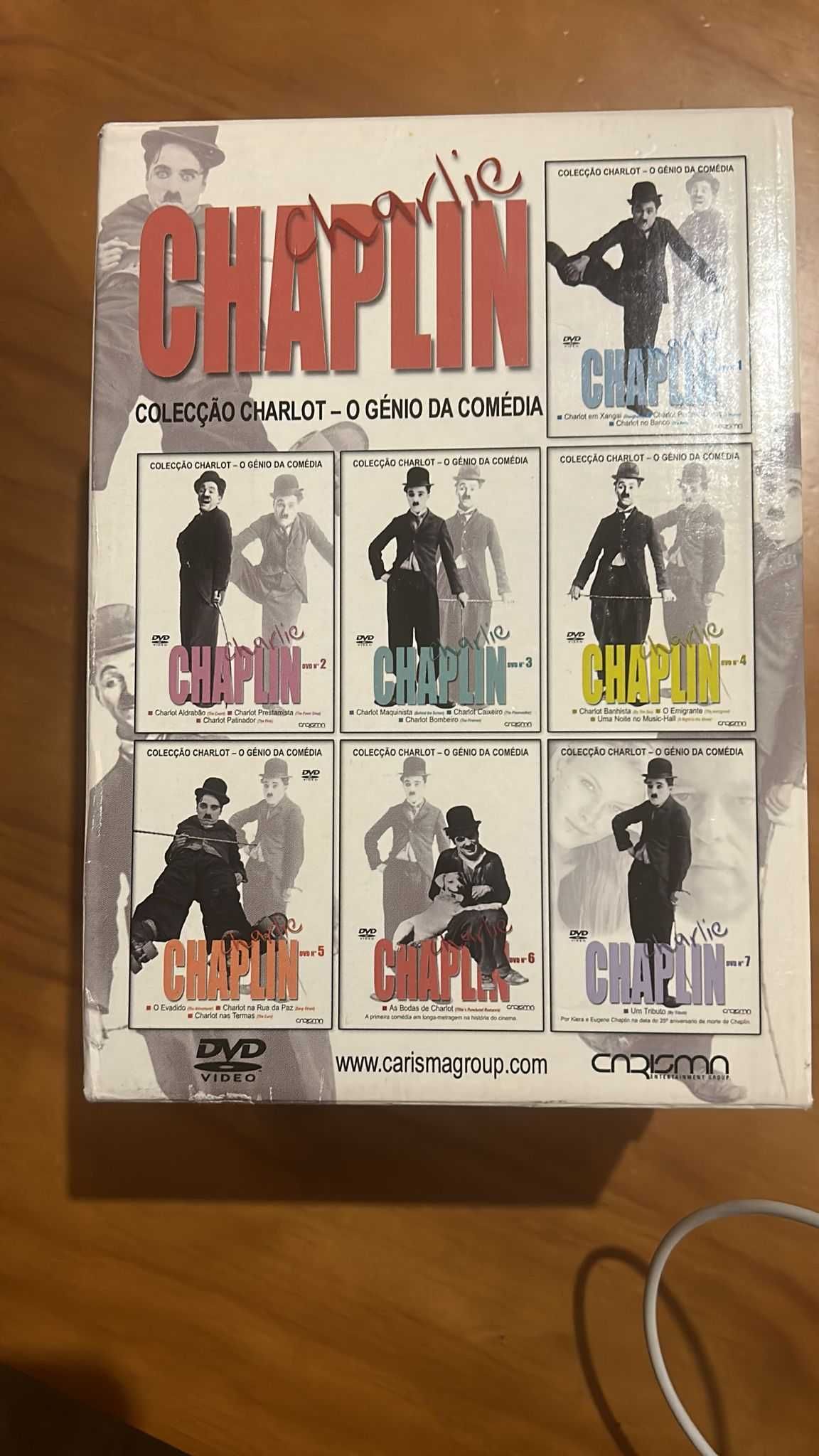 DVD CHARLIE CHAPLIN COLEÇÃO CHARLOT