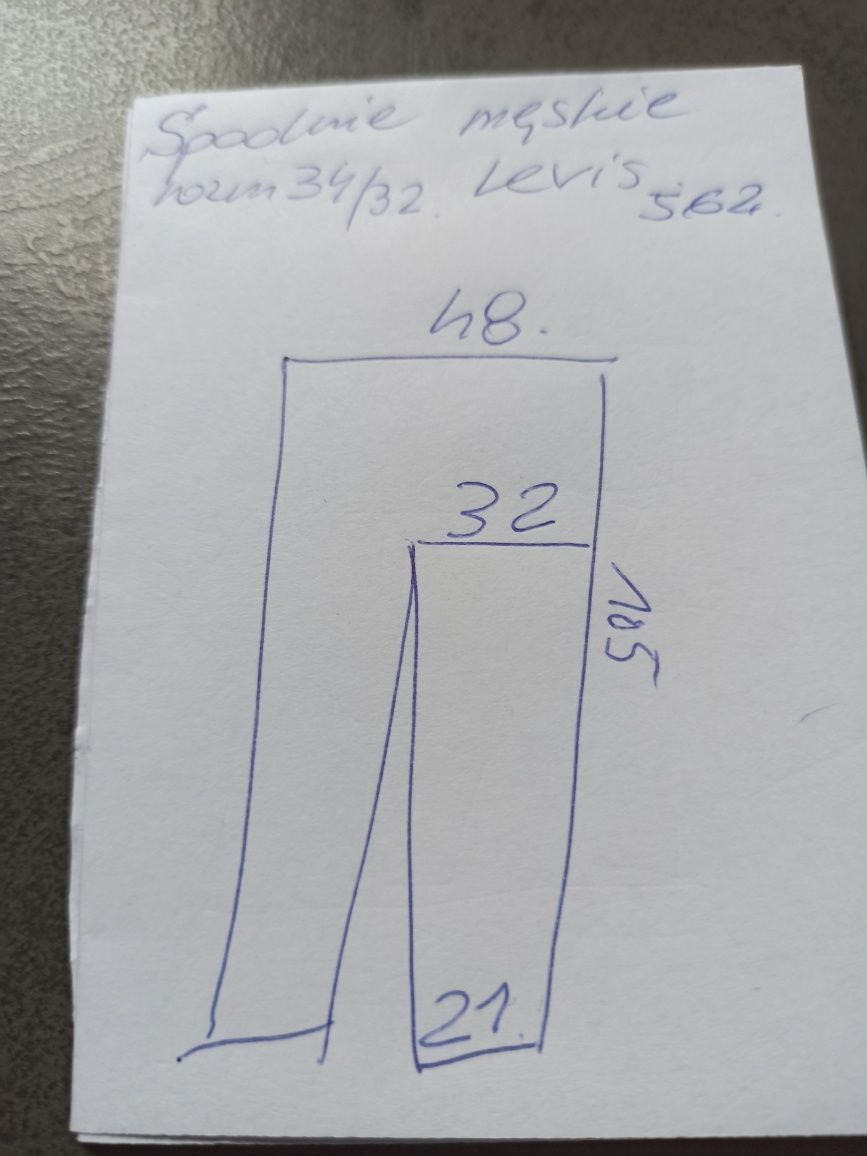 Spodnie męskie rozmiar 34/32