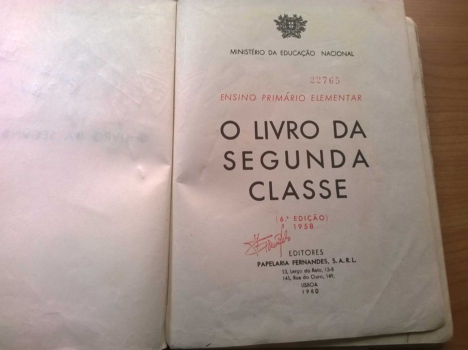 O Livro da Segunda Classe - Editora Educação Nacional