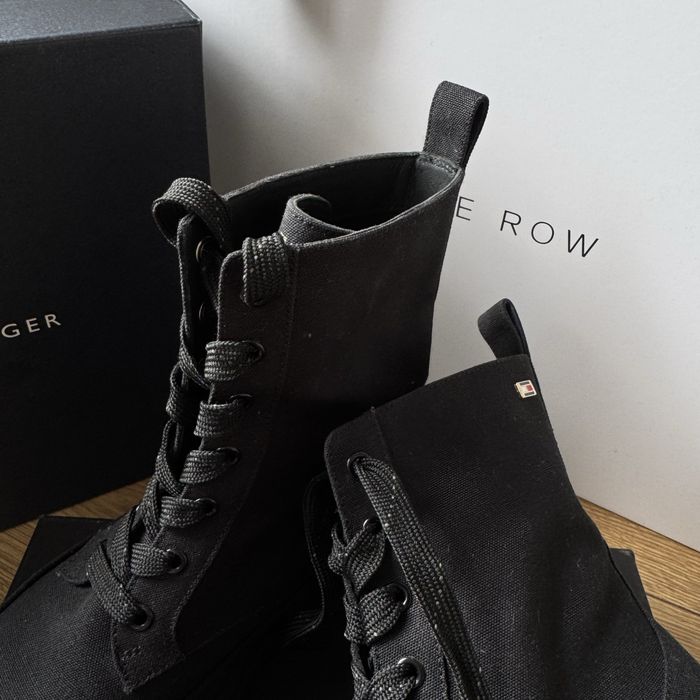Buty ankle boots botki sznurowane Tommy Hilfiger jak Celine
