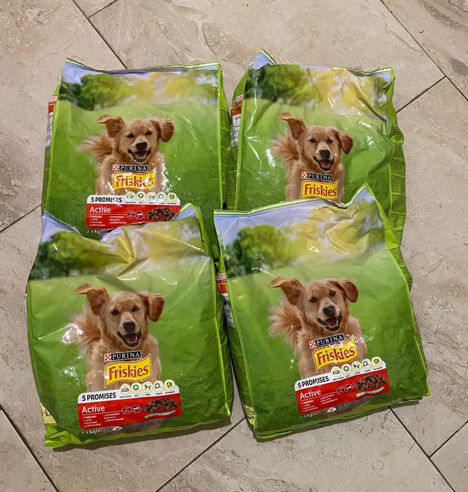 Purina Friskies 2.4 кг • Яловичина • Є 7 упаковок • Новий корм