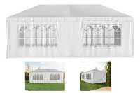 Namiot imprezowy ogrodowy pawilon 6x3m 4 ściany okna odporny na UV