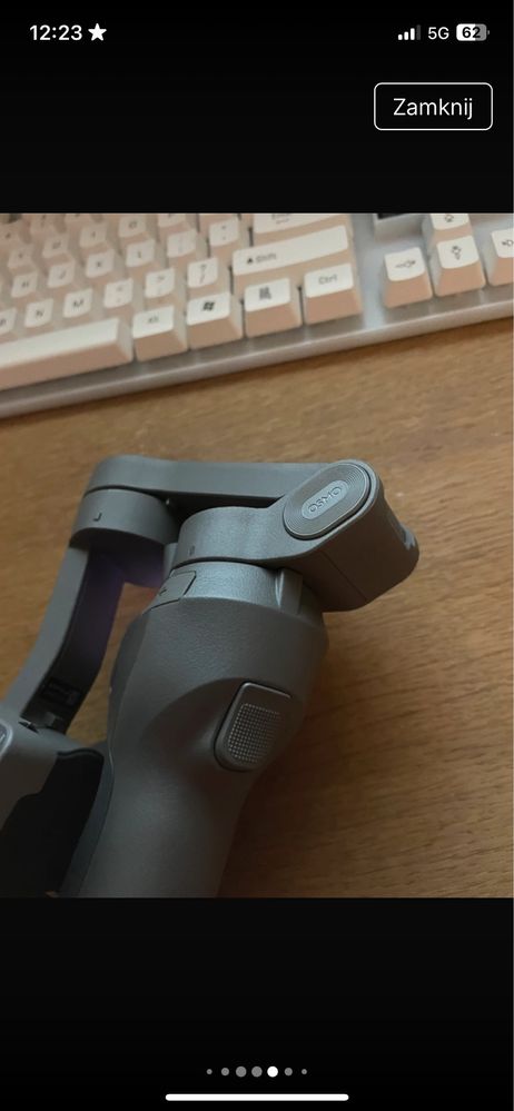 Gimbal stabilizator DJI osmo mobile 3 (kolor szary)