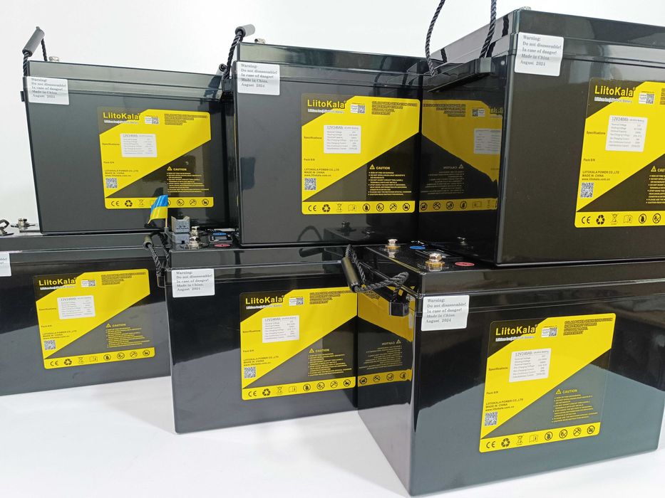 Акумулятор LiitoKala LiFePO4 24V150Ah+LCD Акумуляторна батарея 24 V