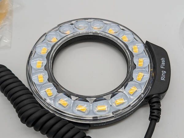 Універсальний кільцевий спалах, Макро LED-ігорій, Macro Ring Flash lig