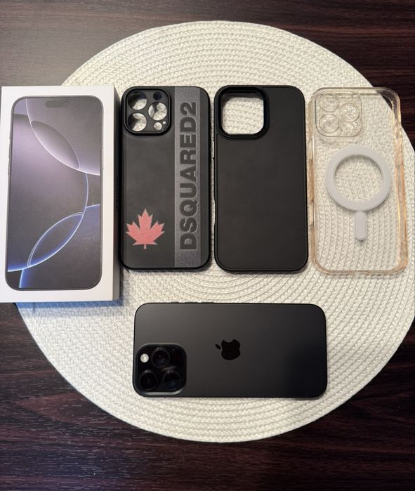 iPhone 16 Pro Max 246GB | Black | iSpot | MAJ 2025| LUXURY PAKIET