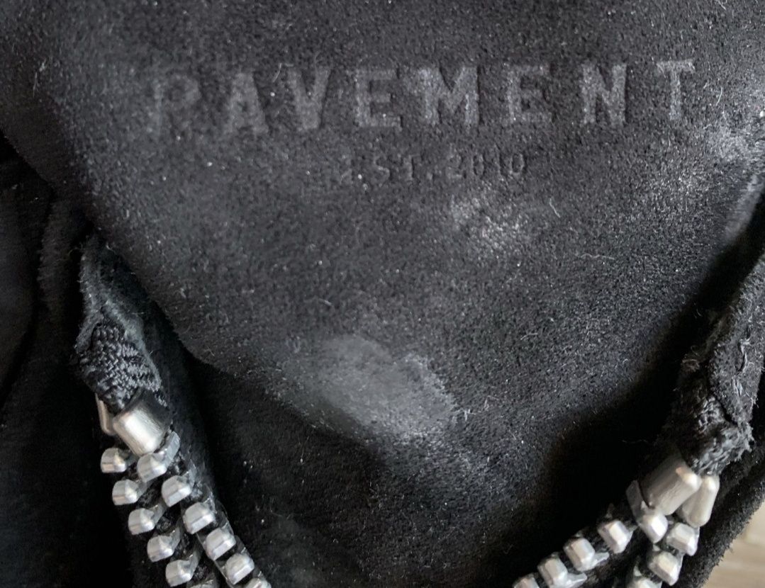 PAVEMENT botki skórzane 36 36.5 skóra platforma zip zamek gothic rock