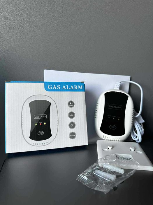 Detektor Alarmowy Wykrywający GAZ ZIEMNY Do Kotłowni/Junkersa itp NOWY