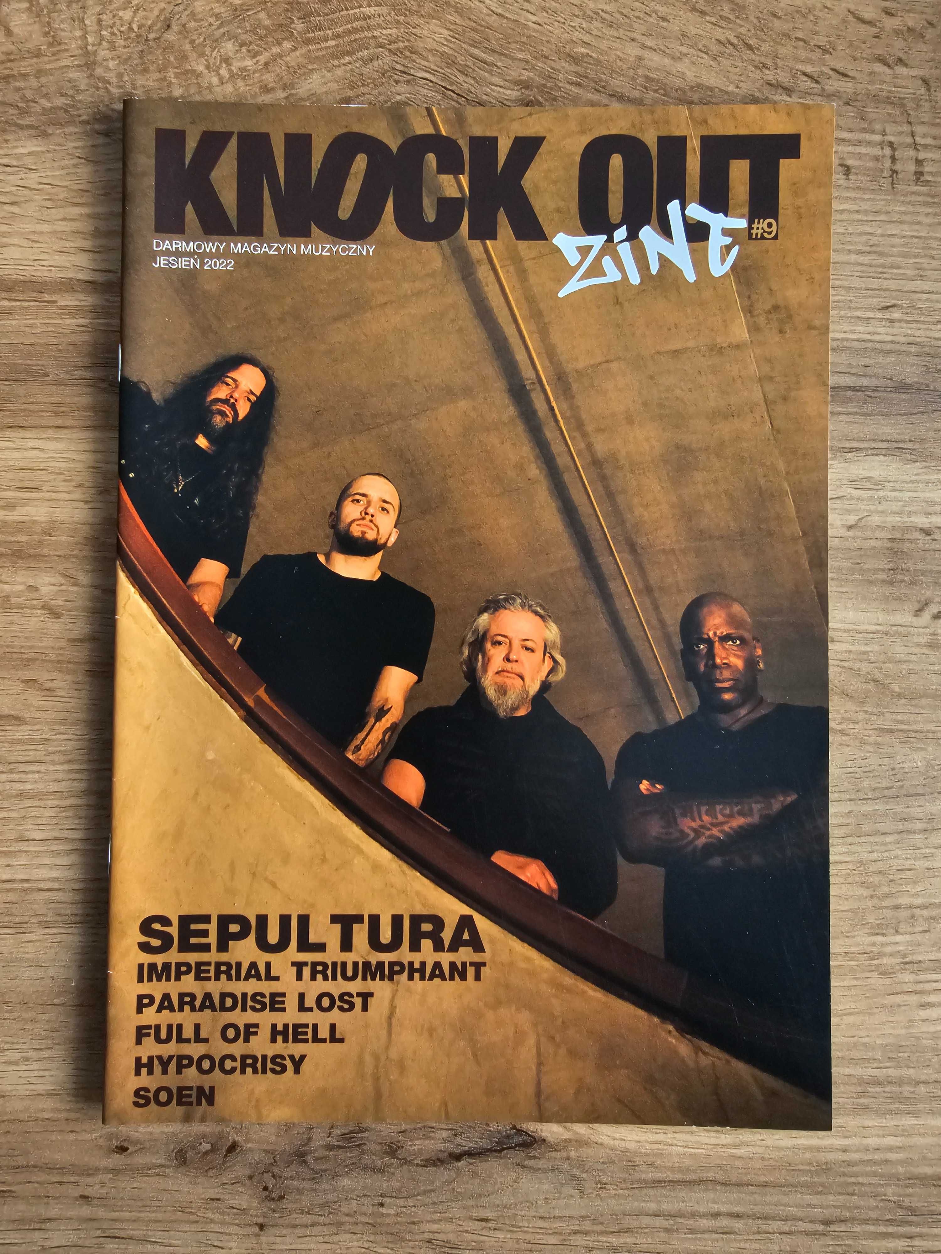 UNIKAT! Knock Out Zine #9 - Jesień 2022 - Sepultura, Paradise Lost