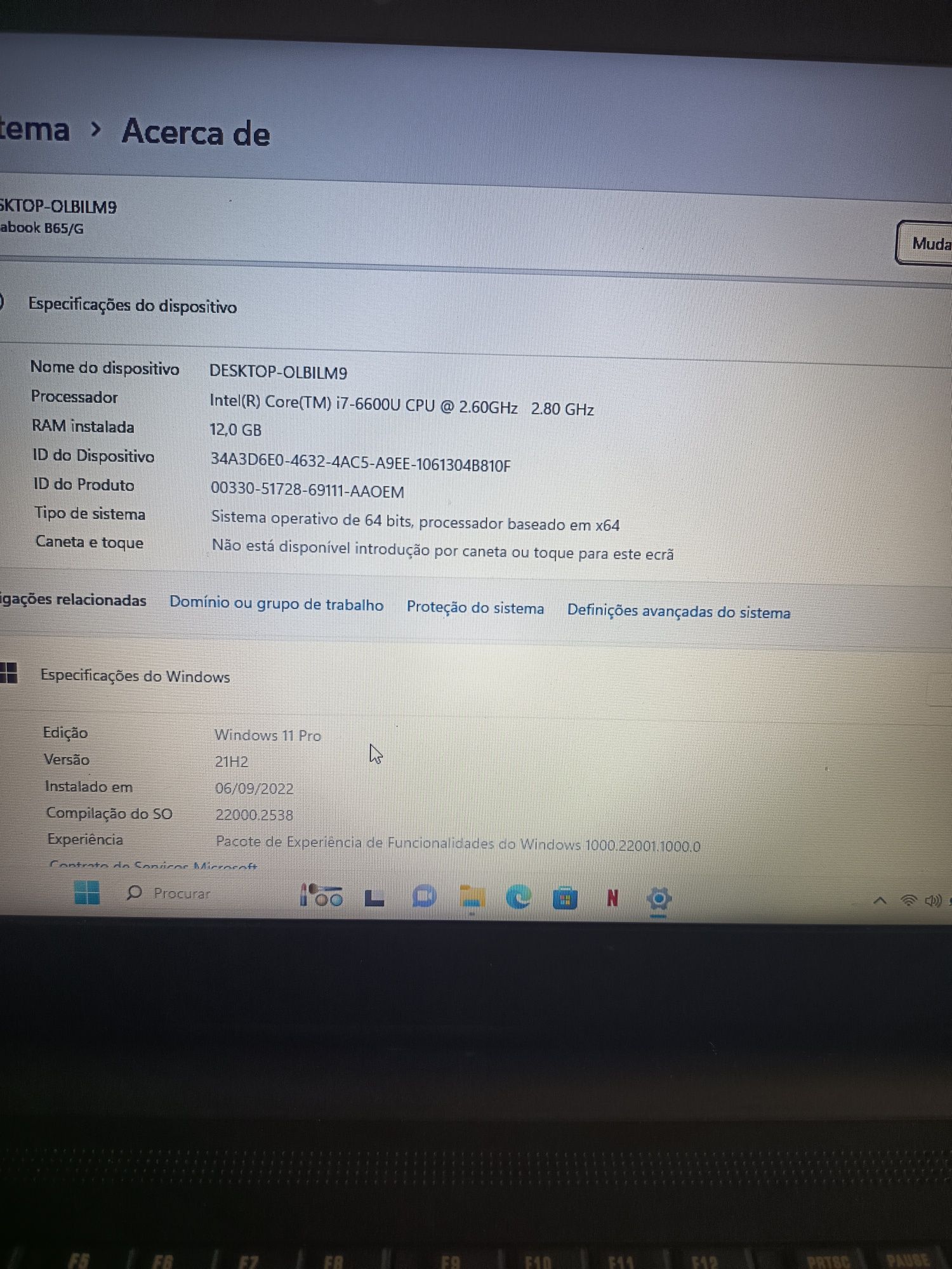 Toshiba i7  como novo