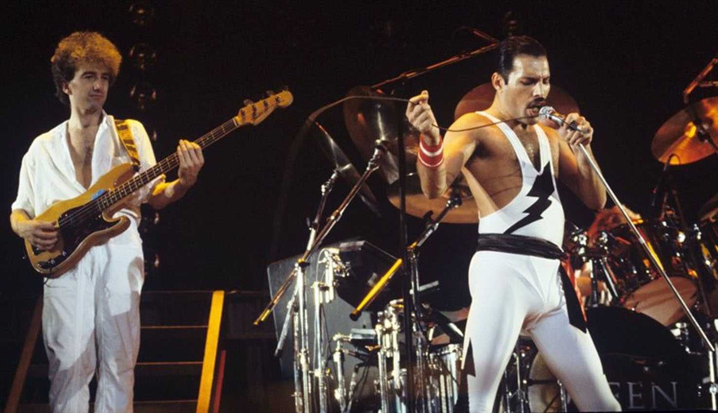 Freddie Mercury i zespół Queen - piękny pozłacany banknot (okazja!)