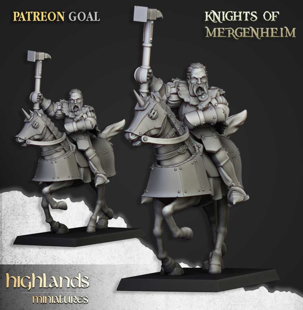 Knights of Mergenheim #5 Highlands Miniatures Warhammer