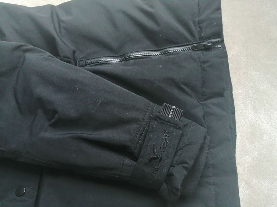 Kurtka parka zimowa mega ciepła L Futro